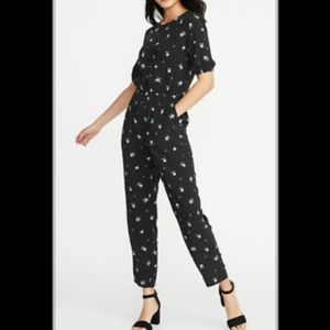 Old Navy Floral Jumpsuit